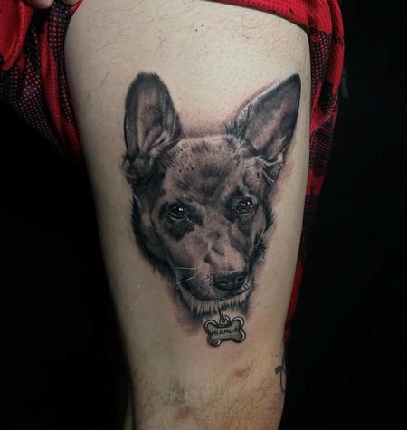 Tattoos - Justin Hammontree Pet Portrait - 144763